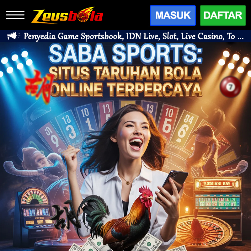 SABA SPORTS: Situs Taruhan Bola Online Terpercaya image 1