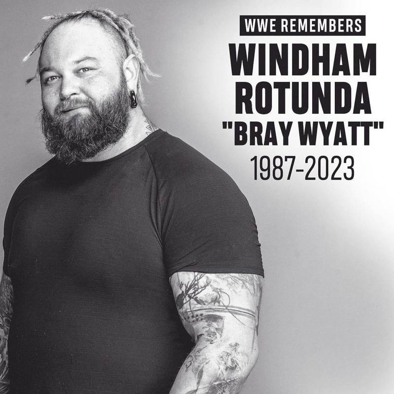 addio Bray Wyatt superstar WWE