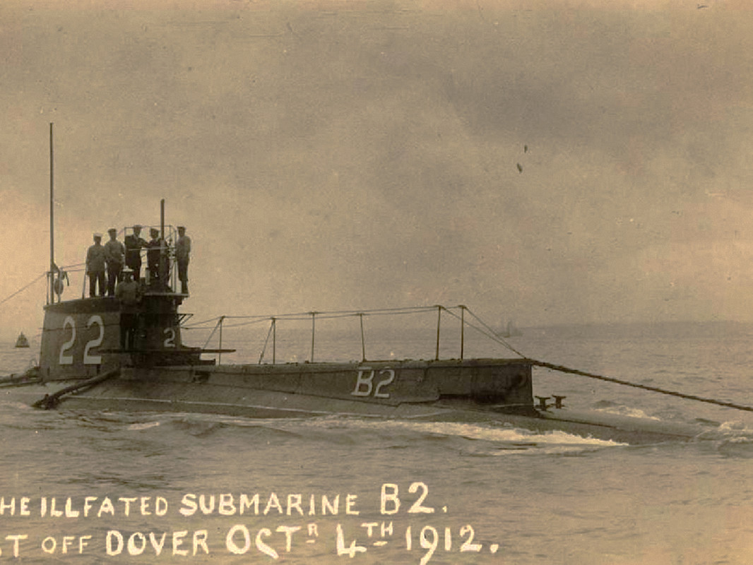 HMS B.2, 4 октября 1912