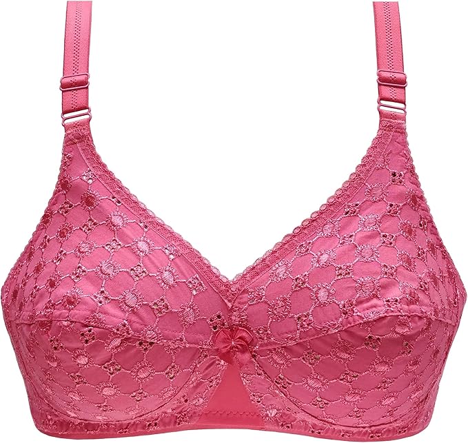 Love Bell Cotton Embroidery Bra