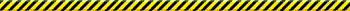 yellow caution divider