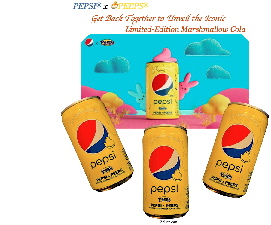 PEPSIx🐣PEEPS®Get Back Together to Unveil the Iconic Limited
