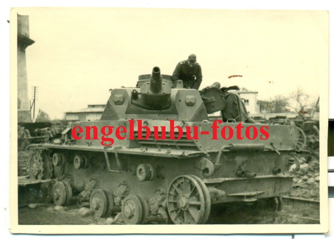 FOTO - PANZER - PANZER-WAGEN - PANZER  IV - Selt. Ausführung - Z