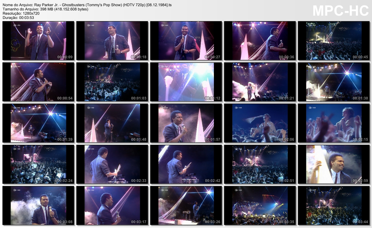 Ray Parker Jr. - Ghostbusters (Tommy's Pop Show) (HDTV 720p) [08.12.1984]