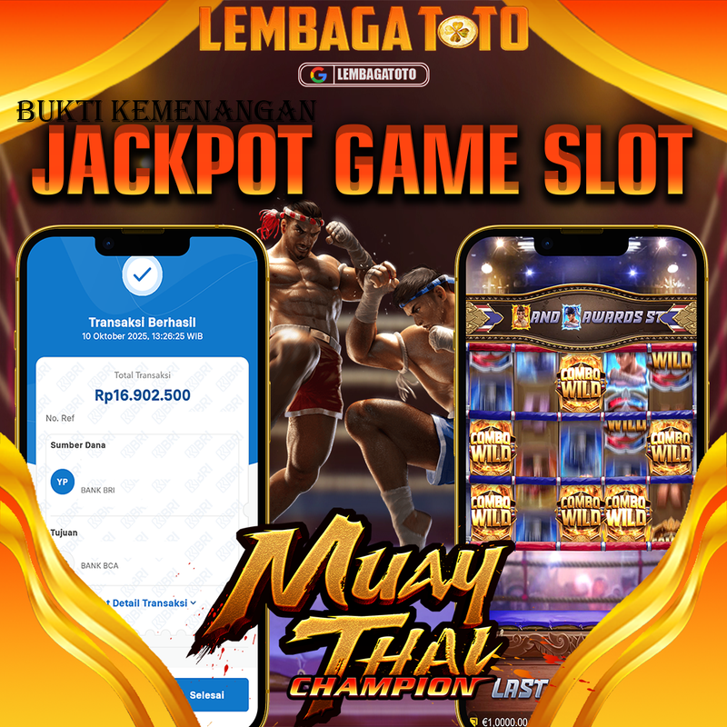 BUKTI JACKPOT 11 OCTOBER LEMBAGATOTO MUAY THAI CHAMPION Rp.16.902.500,- LUNAS