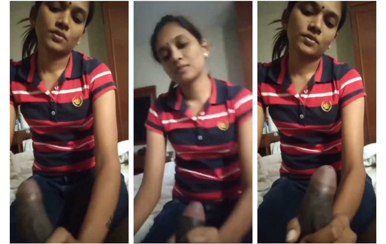 Cute Desi Girl Giving Awesome Handjob To Her Boyfriend
