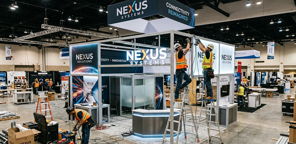 trade show booth installation San Diego