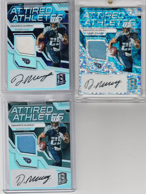 DeMarco Murray - 2017 Spectra Attired Athletes Material Autographs 2