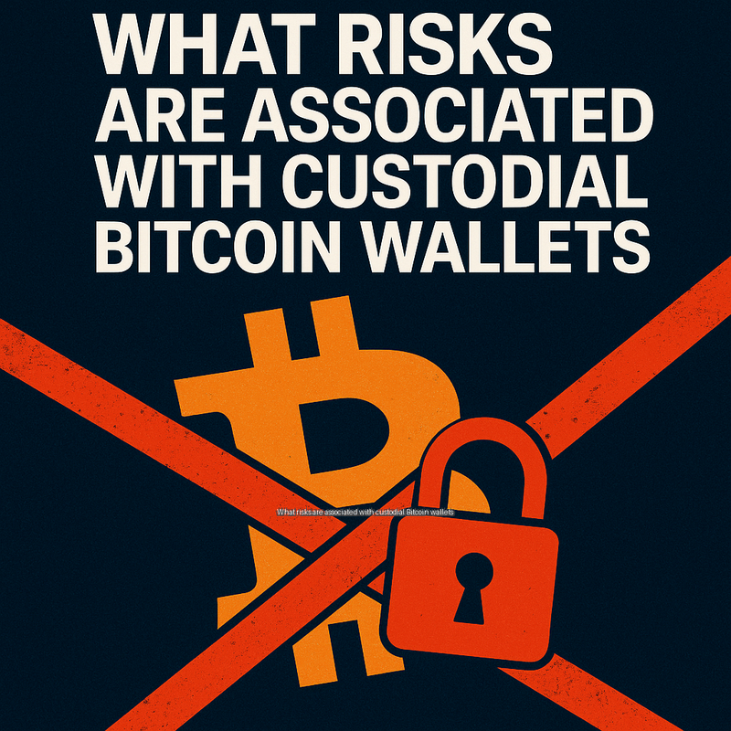 What risks are associated with custodial Bitcoin wallets