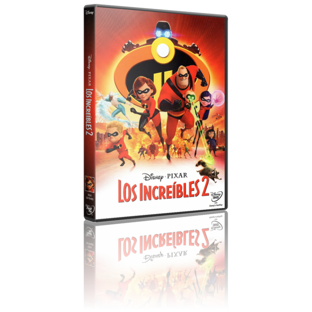 Portada - Los Increíbles 2 [DVD9 Full][Pal][Cast/Ing/Por/Cat][Sub:Varios][Animación][2018]