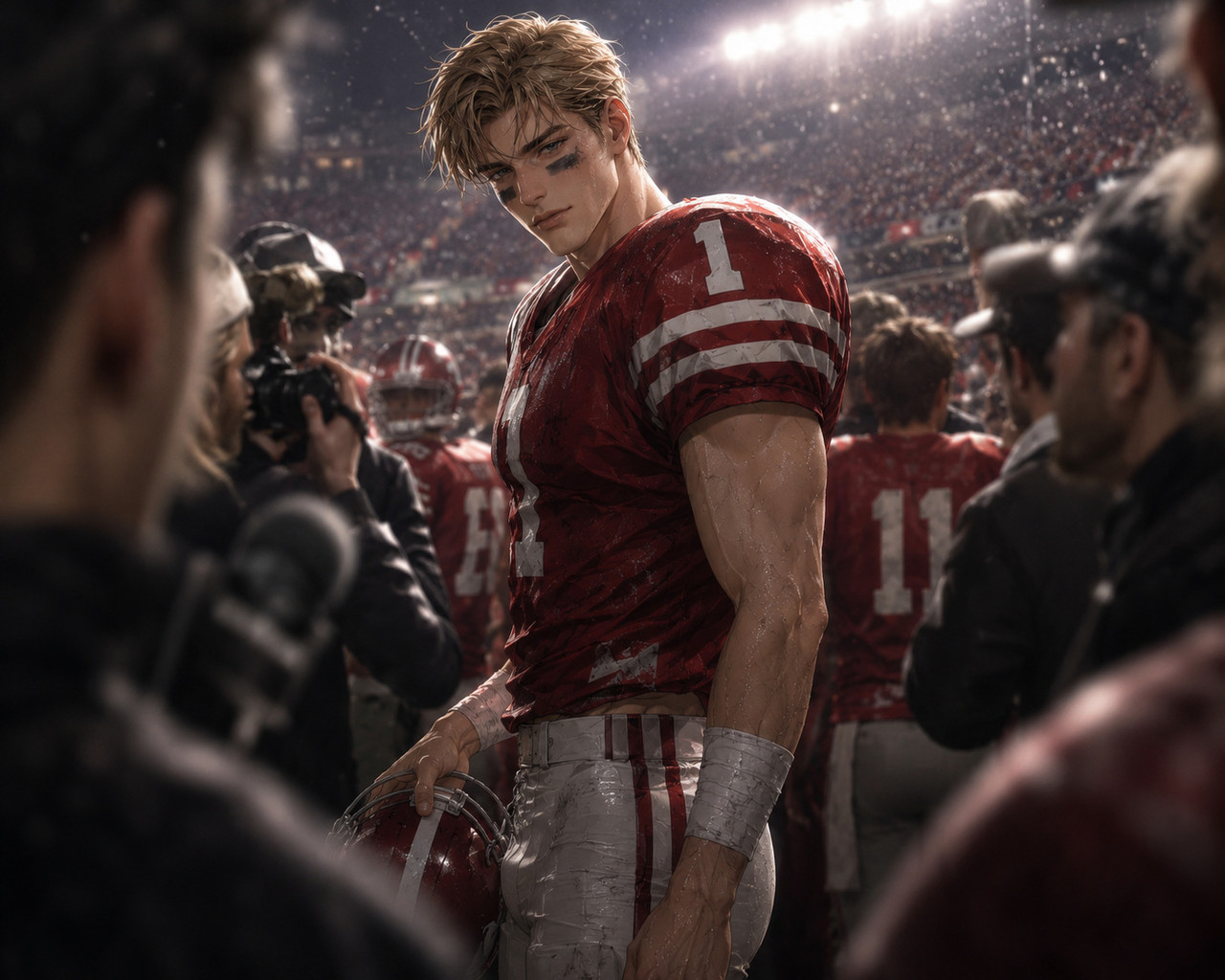 After the game, he looked for you in the crowd