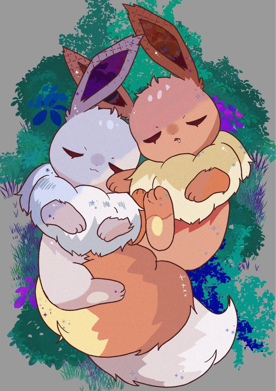eevee-pokemon-drawn-by-mendako-tyatyauma