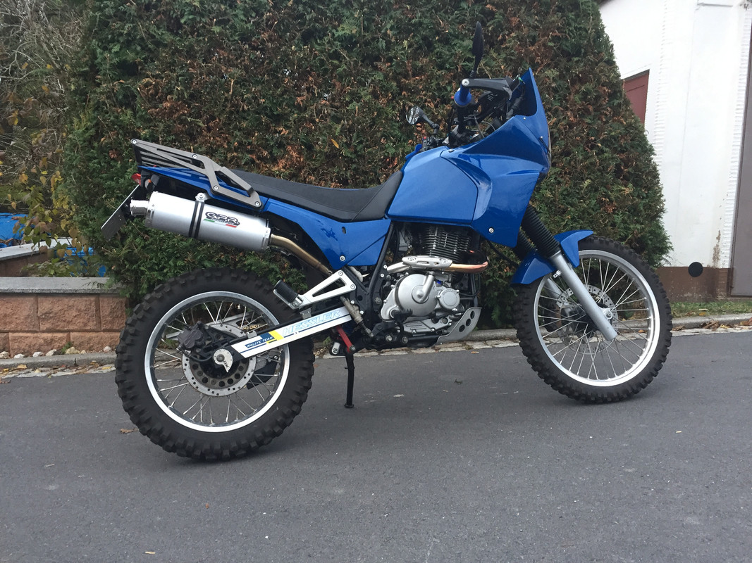 GPR Schalldmpfer fr DR 650 SP41-45 und DR600 SN41 Silverline