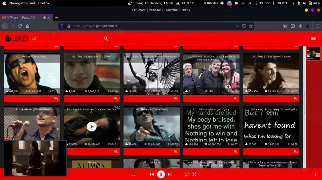 YTPlayer: un reproductor de YT Online