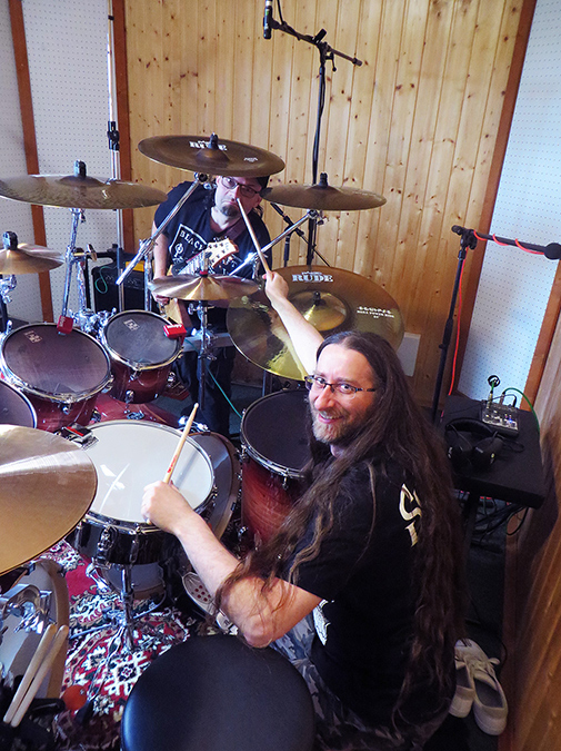 beltaine nahrávání bicí