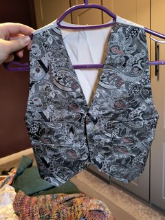 Silver Waistcoat - Age 7-9