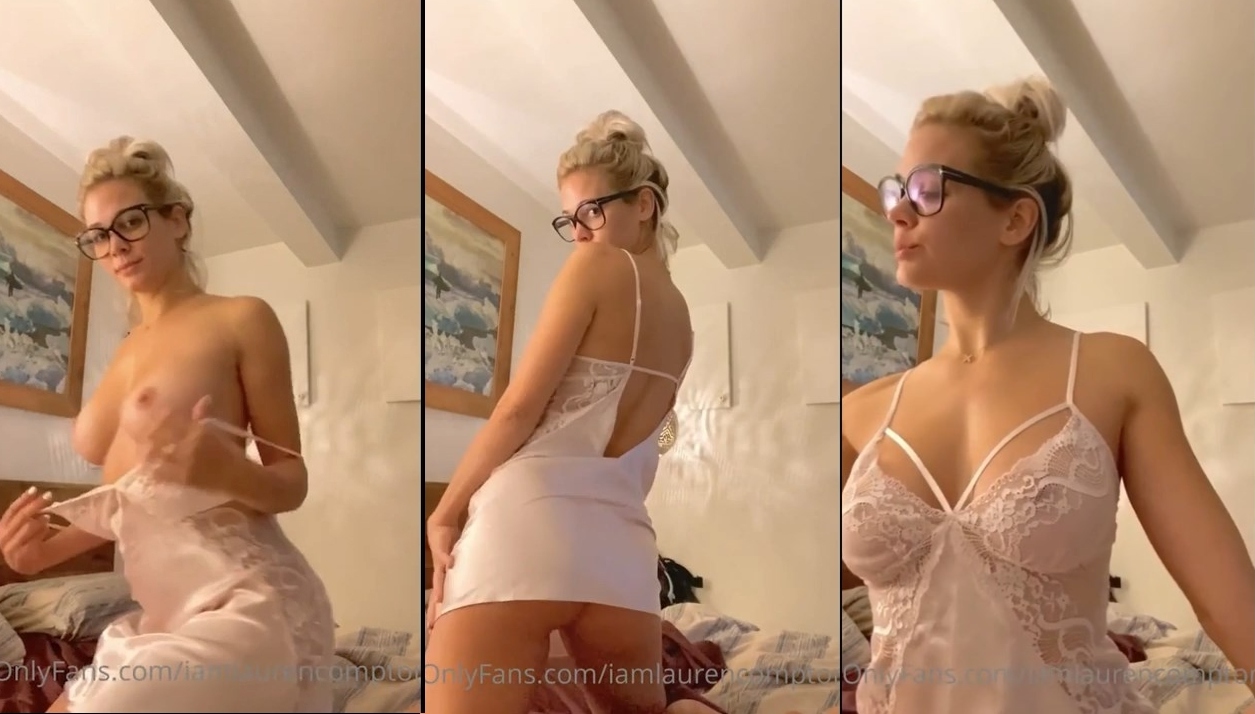 Lauren Compton Removes Her Nightgown – OnlyFans