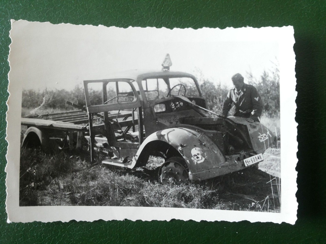 2 WK II foto Russland Ukraine Militär -Auto SS
