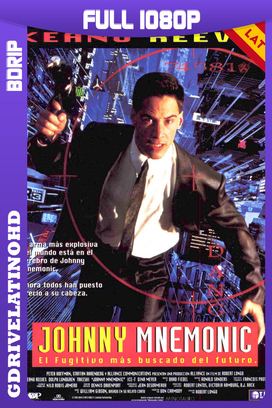 Johnny Mnemonic (1995) BDRip 1080p Latino-Inglés