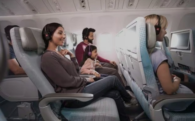 Smiling Flight Attendant Service
