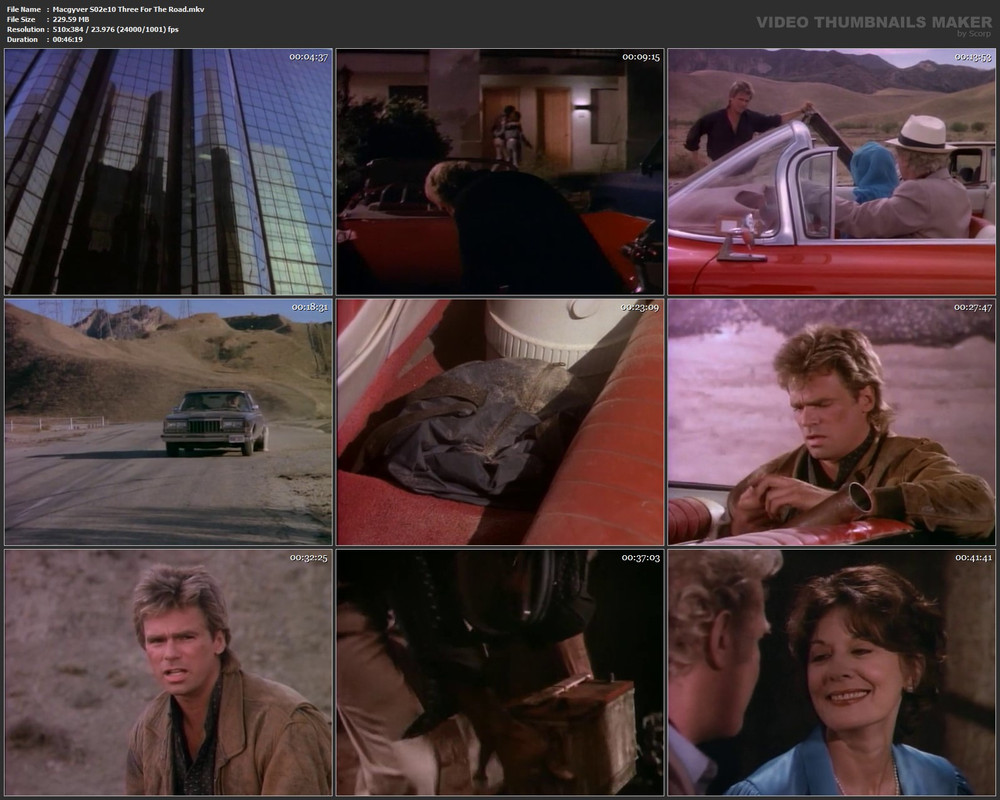 Macgyver S02e10 Three For The Road.mkv