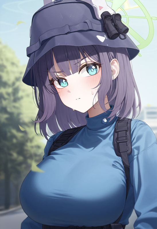 depth of field, 1girl, {saki (blue archive)}, {{{{aged up}}}}}, blue archive, be s-3054896955