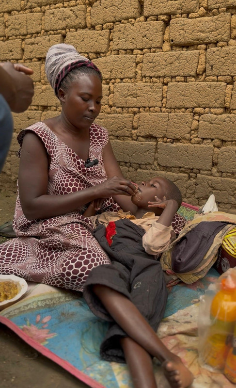 Kisakye receiving care