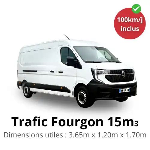 Trafic fourgon 15m3