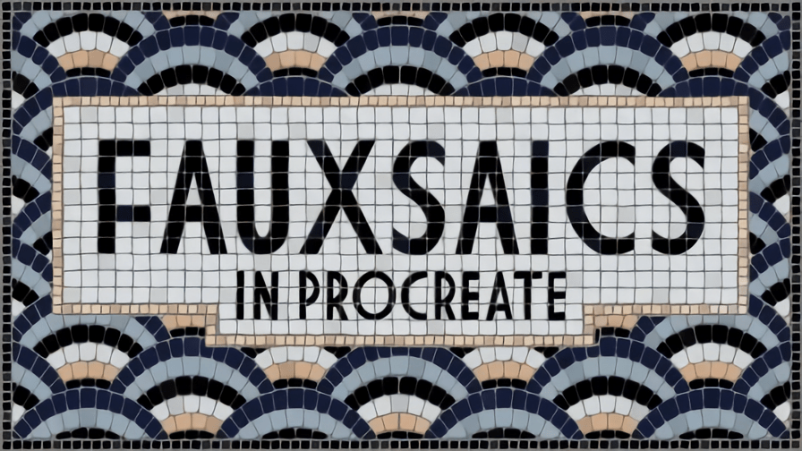 Fauxsaics in Procreate: Make A Typographic Mosaic Fauxsaics in Procreate: Make A Typographic Mosaic
