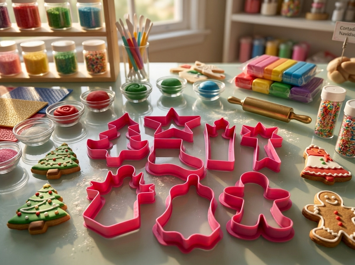 Molde cortador para galletas de navidad