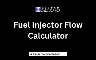 Fuel Injector Flow Calculator