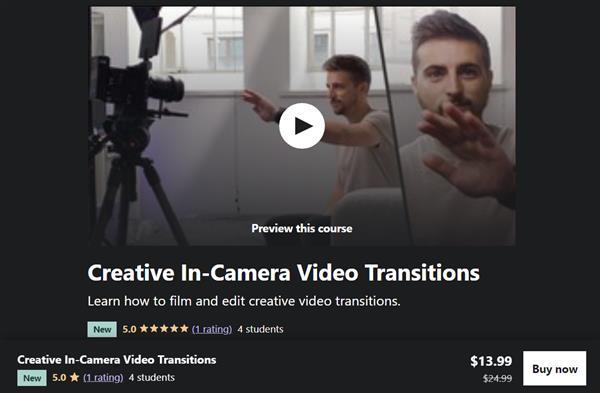 Creative In-Camera Video Transitions