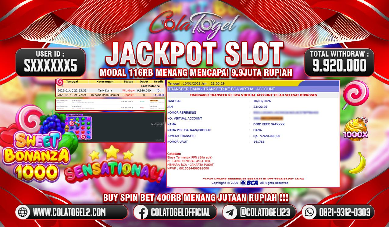 JACKPOT SLOT GACOR!!