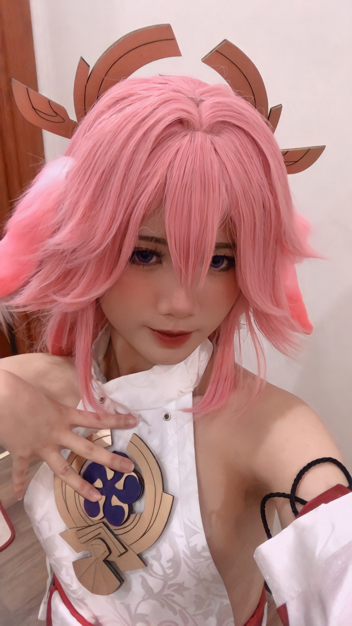 PoppaChan Yae Miko Cosplay Premium Set (Genshin Impact) – 56 Photos 15 Videos 619MB插图9