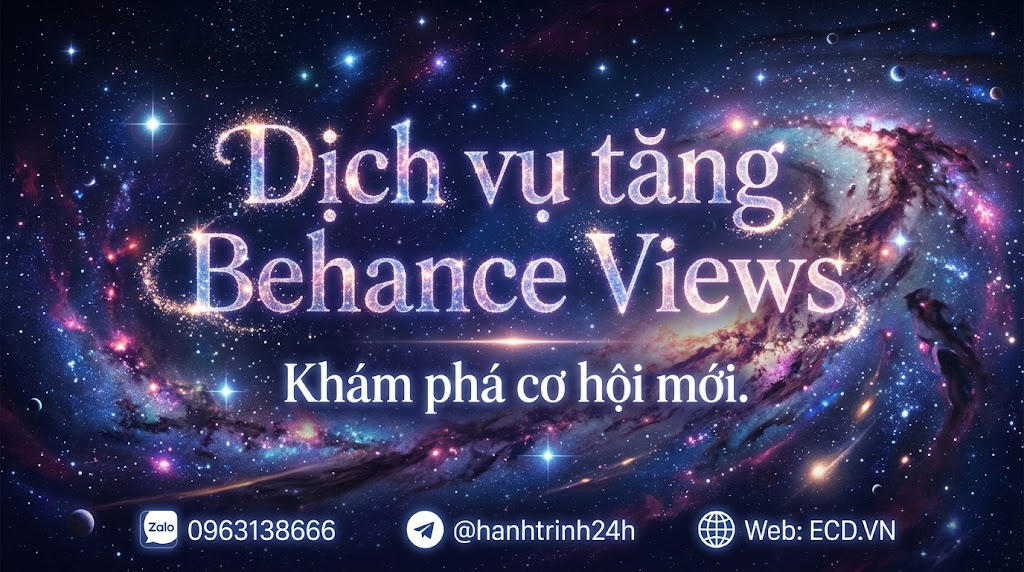 dịch vụ tăng behance views real tăng like