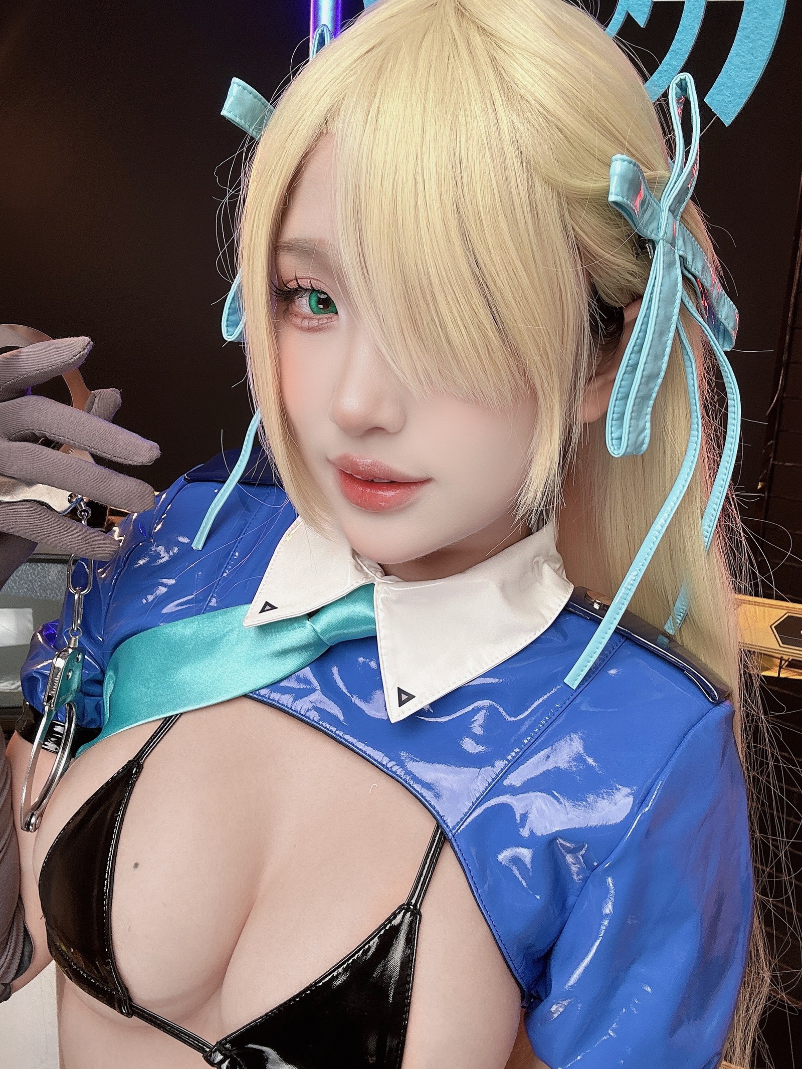 Puy Puy – 一之濑明日奈 Asuna Police Cosplay 写真合集（133P+7V-4.59GB）插图4