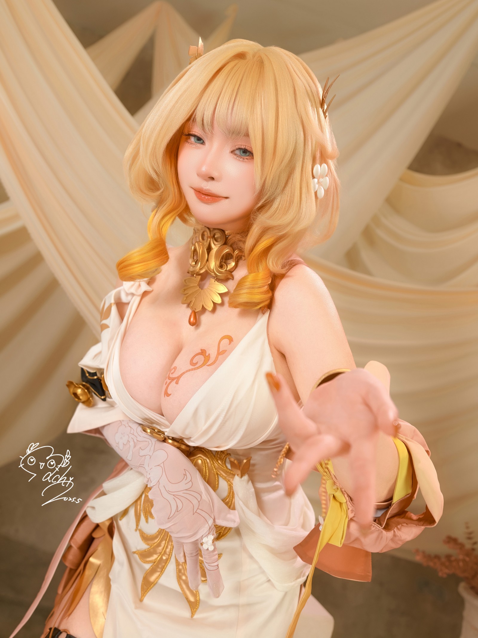 Machi马吉 Aglaea 角色写真集｜高质量Cosplay高清图包（106P-173.3M）插图5