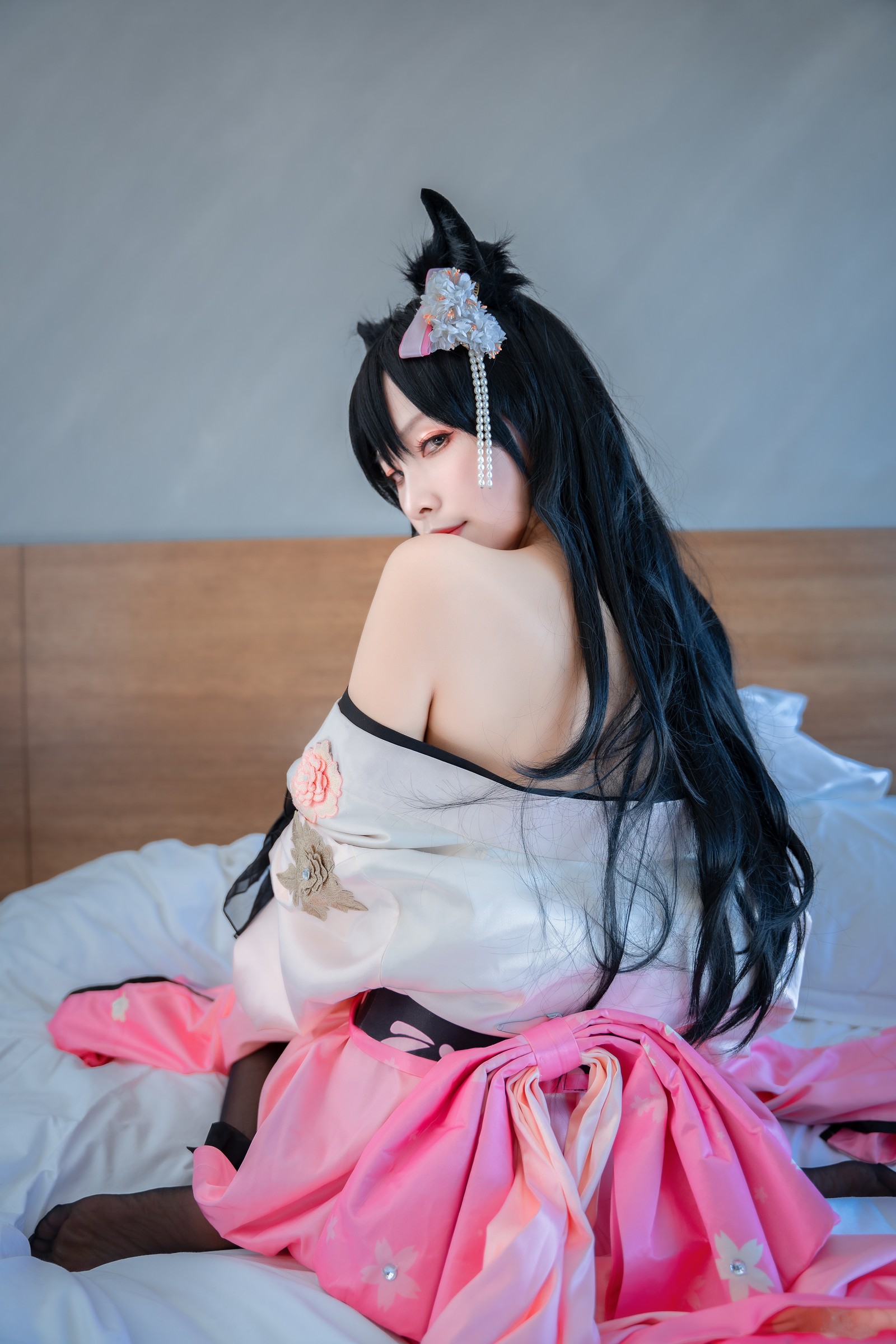 Neko-薇薇 爱宕和服 Cosplay 写真合集｜超清大图（45P｜453MB）插图7