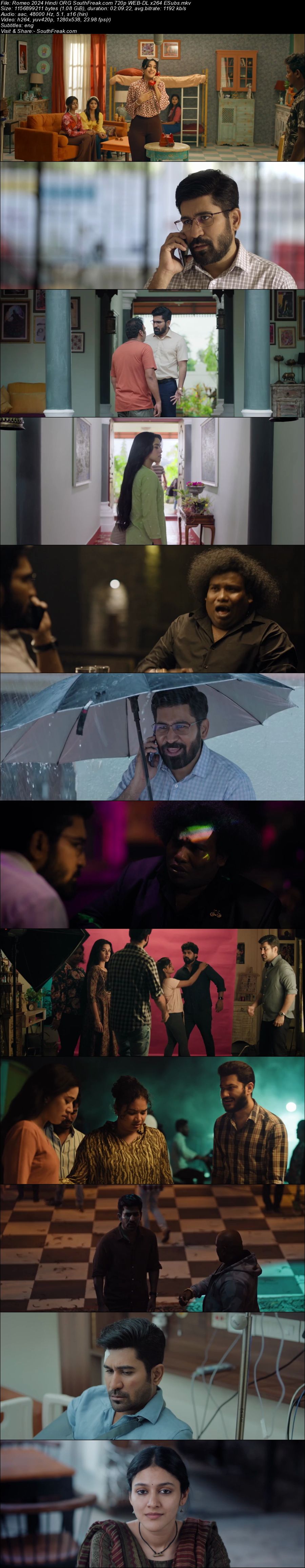 Romeo 2024 Hindi ORG South Freak com 720p WEB DL x264 ESubs - hdhubflix, hubflix, hubflix hdmovieshub