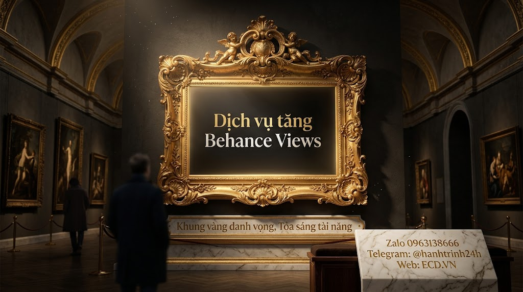 tăng behance views 2025 tăng like