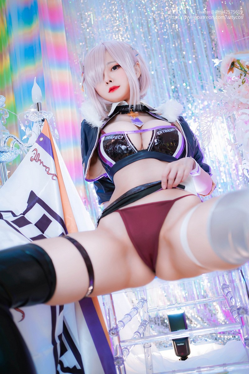 Arty亚缇 Mash Racing Suit Cosplay (FGO)【22P｜63.7MB】插图1