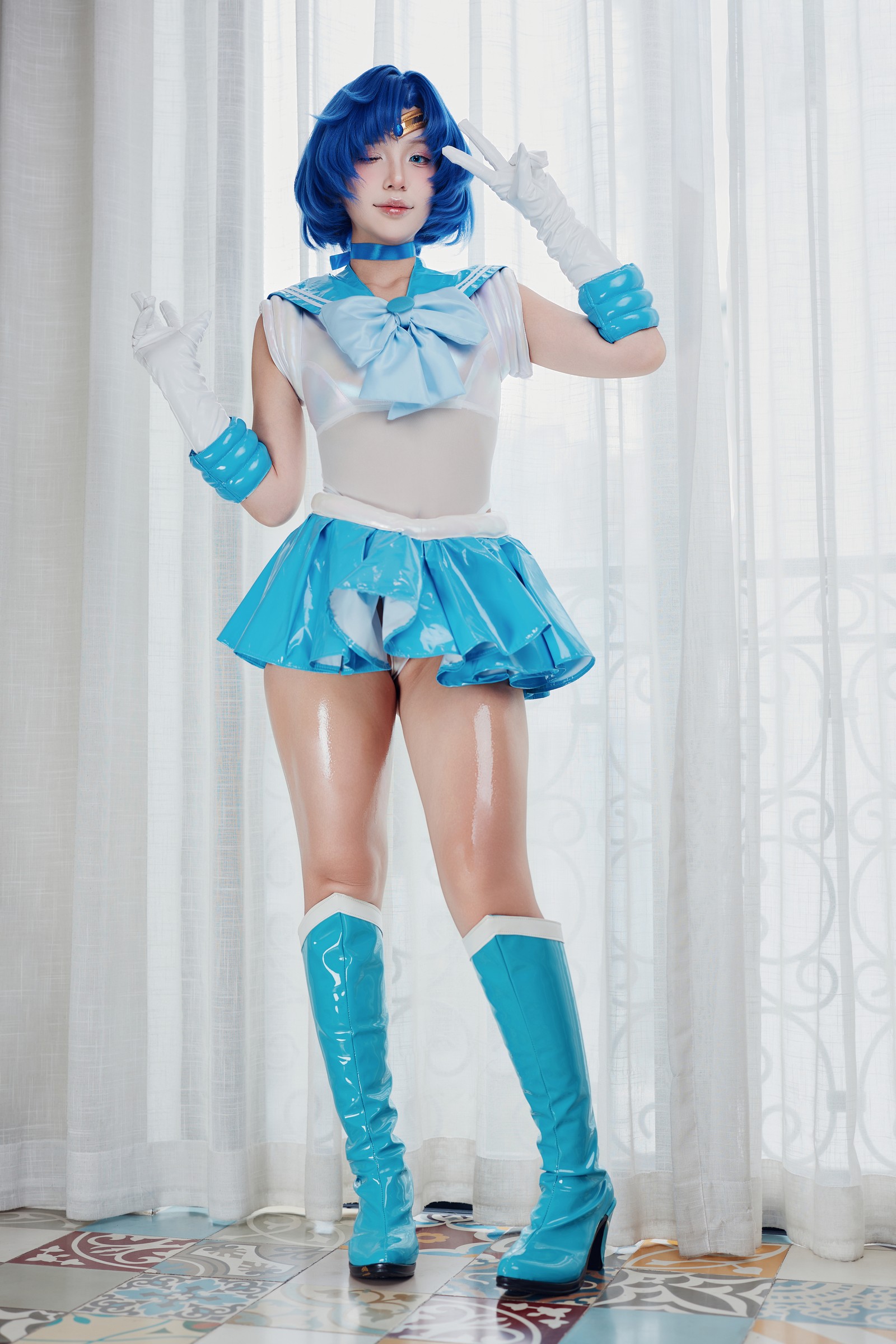 Puy Puy – Sailor Mercury 水手水星 Cosplay 写真（288P+10V-2.26GB）美少女战士插图