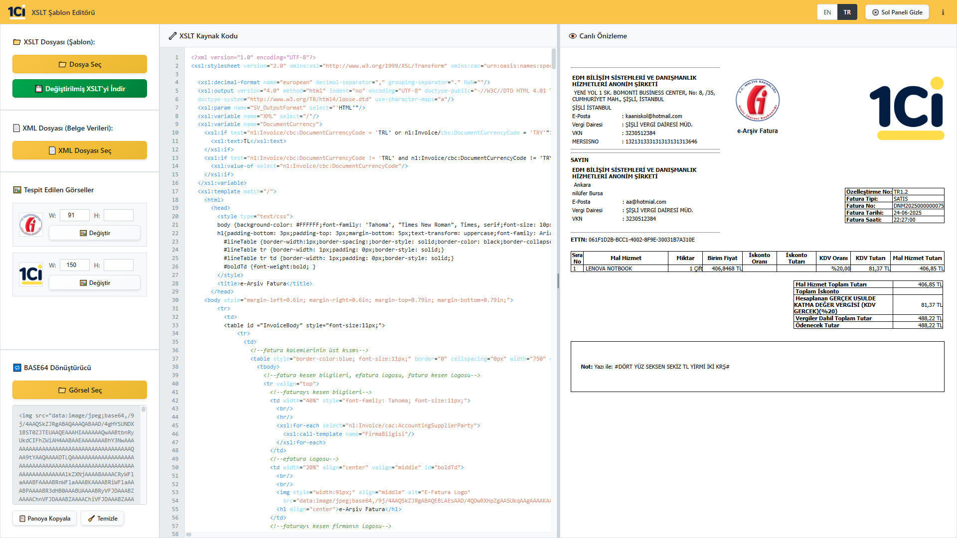 GitHub - sefasenlik/xslt-template-editor: Web application to modify ...