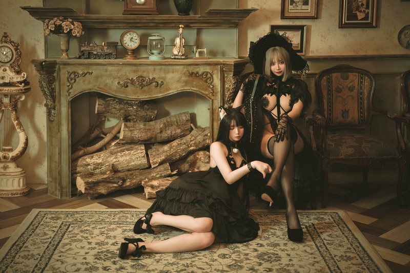 落落Raku 魔女与黑猫 Cosplay 写真图集 57P插图7