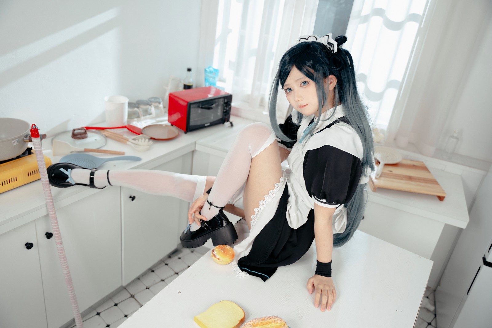 喜欢爱理吗COS写真：碧蓝航线独角兽婚纱高清套图（31P-172.5M）插图6