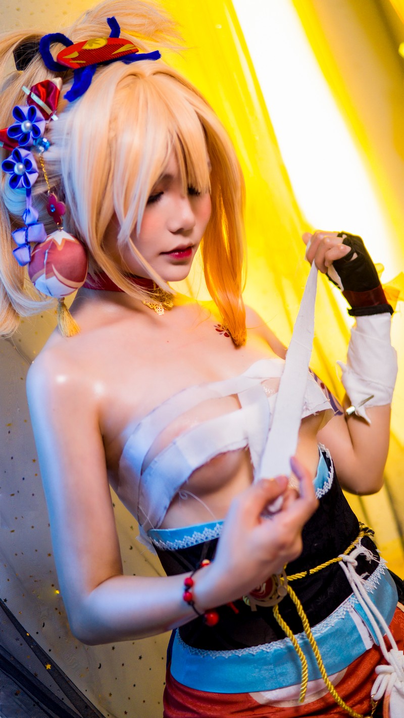 Joyce Lin2x Yoimiya Cosplay Genshin Impact 写真 40P插图3