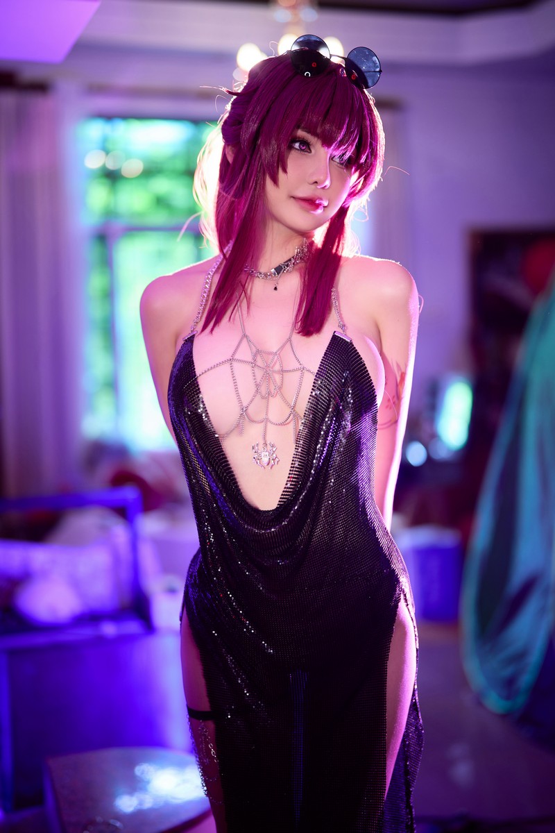 Joyce Lin2x Kafka Bar Night Cosplay Honkai Star Rail 写真 74P插图7