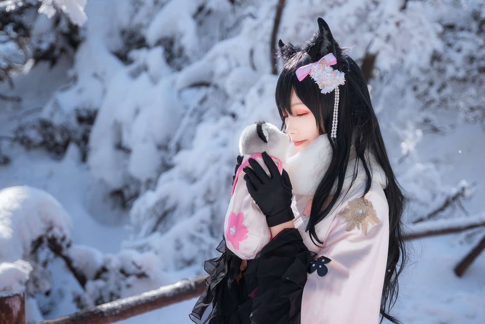 Neko-薇薇 爱宕和服 Cosplay 写真合集｜超清大图（45P｜453MB）插图7