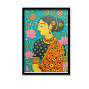 Penkraft Sakhi Art on Sunboard Frame DIY Kit | Complete DIY Craft Kit for Beginners & Hobby Artists