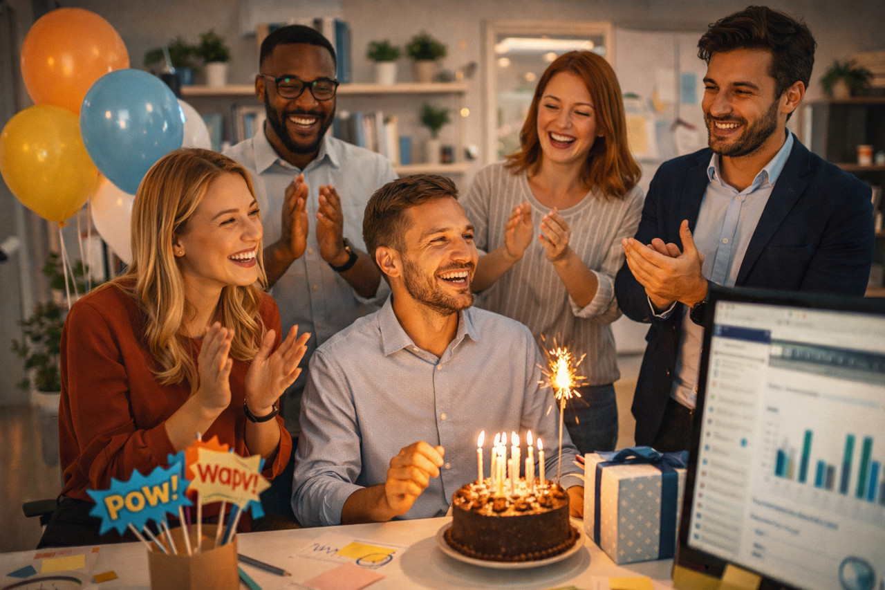 День рождения на работе